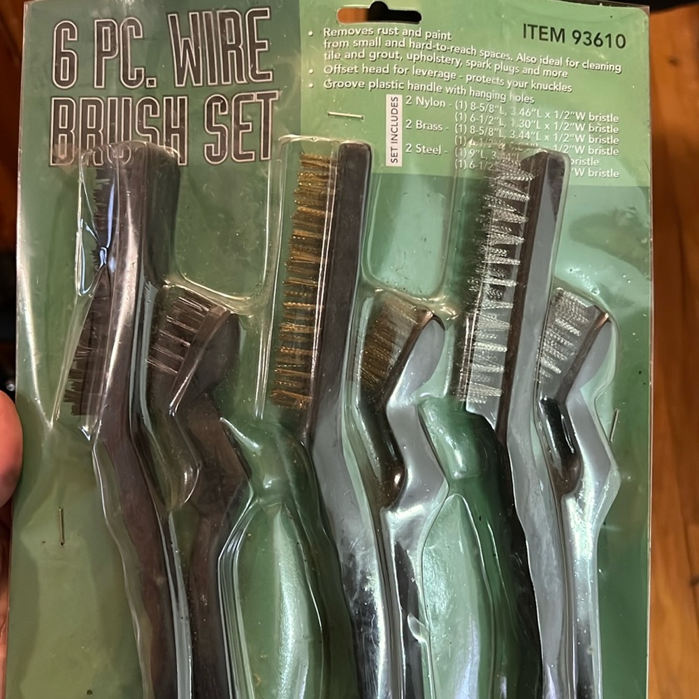 6 Pc Wire Brush Set